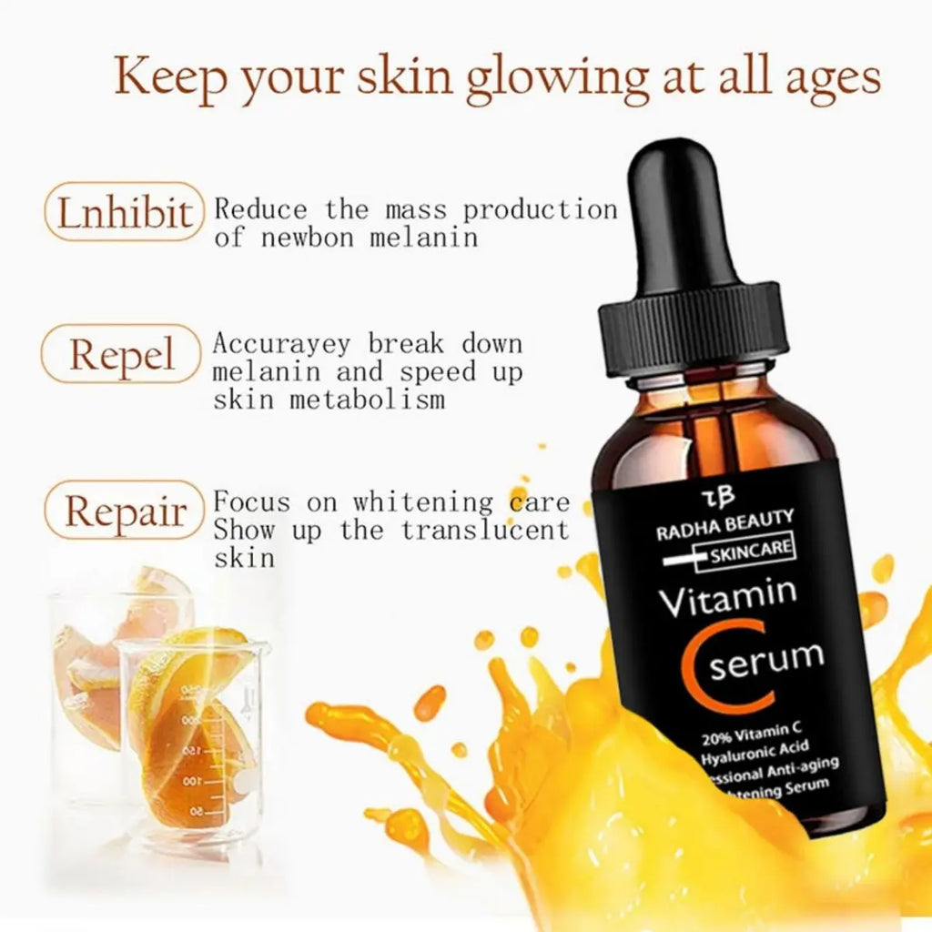 Vitamin C serum Face Serum Long Lasting Moisturizing Improve Roughness Lighten
